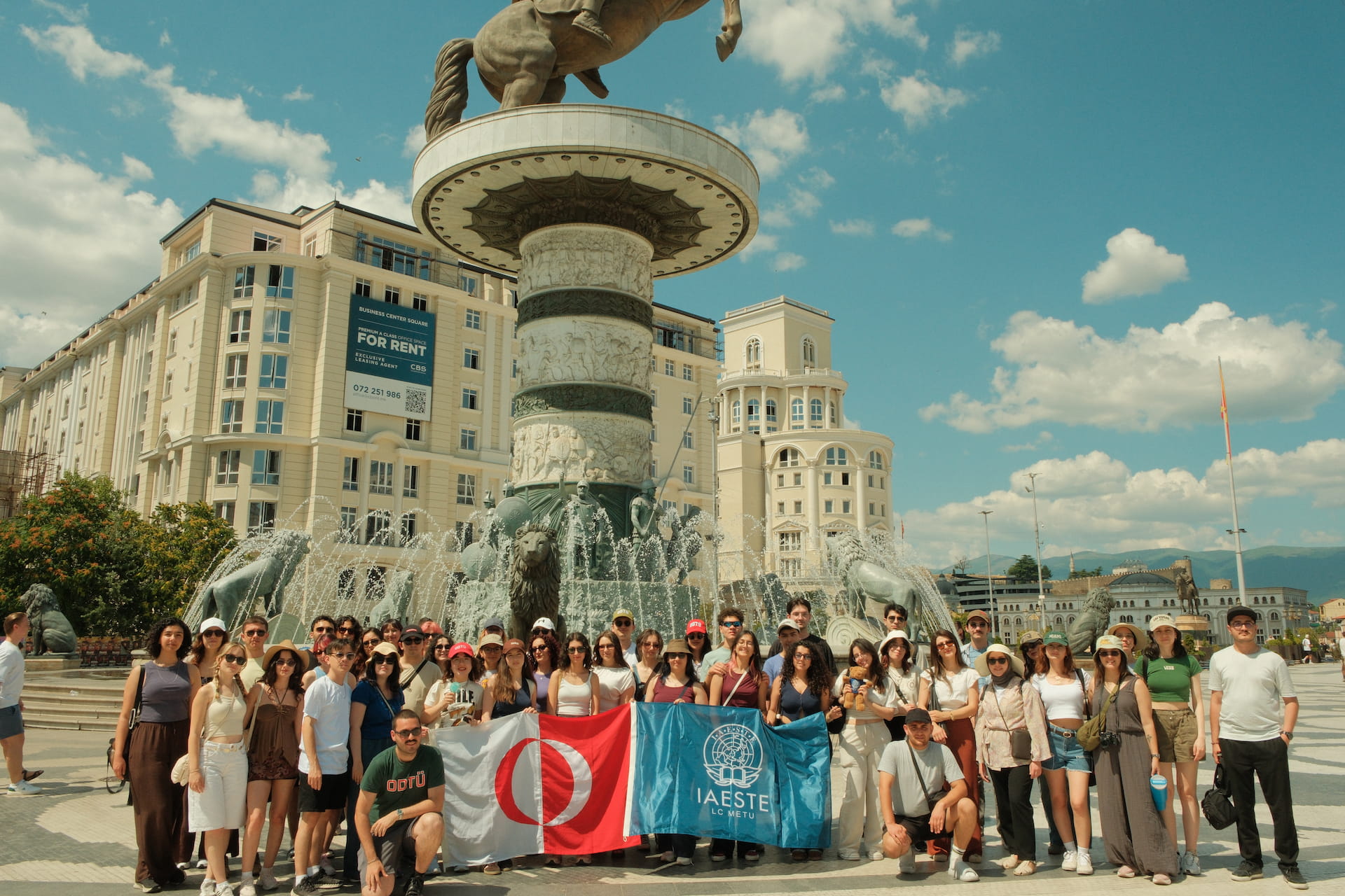 IAESTE BUS yolculuğundan Üsküp fotoğrafı